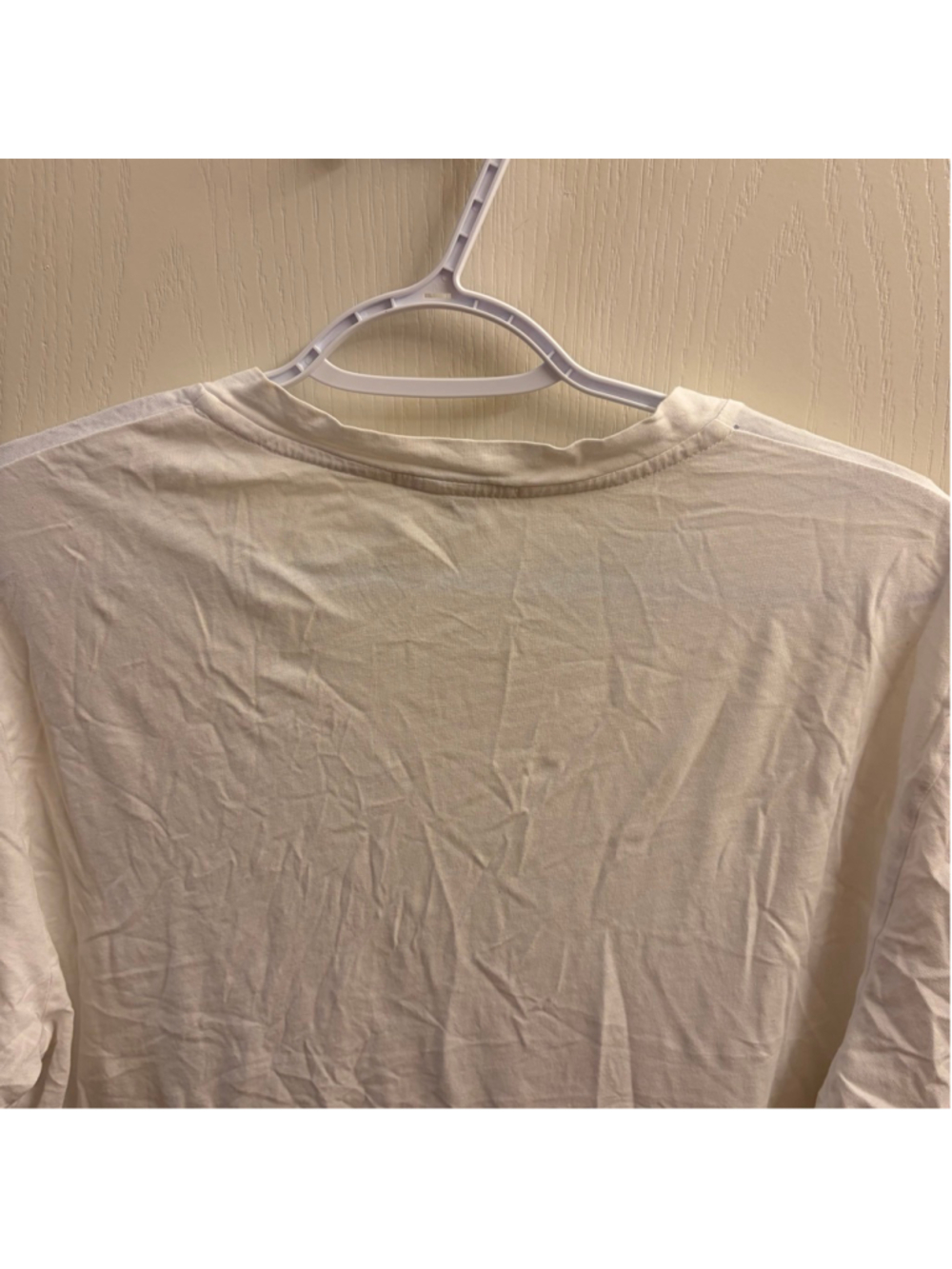 James Perse Blank White Short Sleeve V-Neck Tee Size 2 MENS - Picture 5 of 5